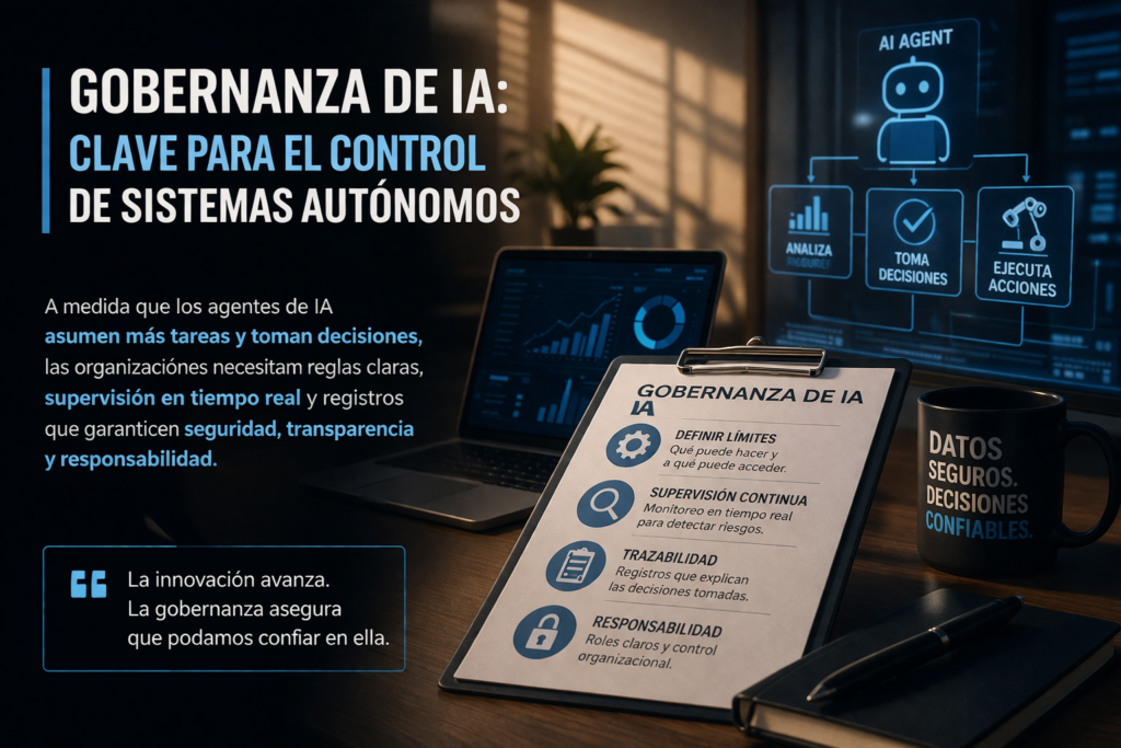 El desafío de gobernar agentes de inteligencia artificial