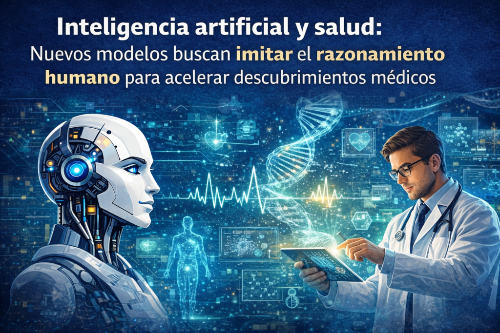 Inteligencia artificial y salud: nuevos modelos buscan imitar el razonamiento humano para acelerar descubrimientos científicos