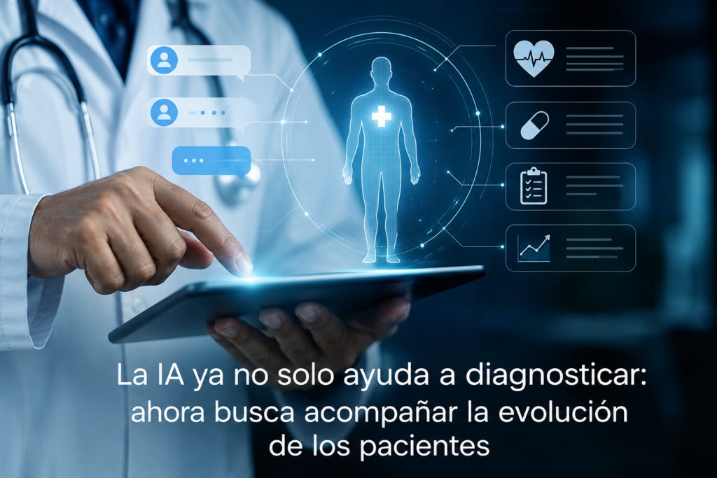 La IA ya no solo ayuda a diagnosticar: ahora busca acompañar la evolución de los pacientes