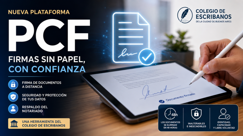 El notariado argentino impulsa una plataforma para firmar documentos sin papel