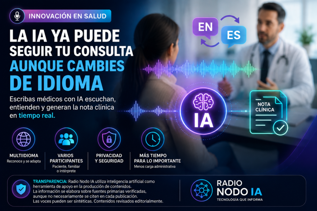 La IA ya puede seguir una consulta médica aunque cambie el idioma