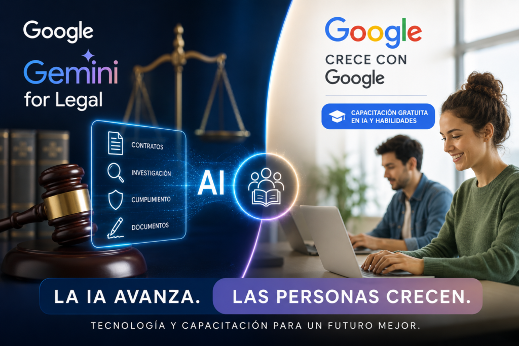 Google lleva la IA al trabajo jurídico y, al mismo tiempo, apuesta por capacitar a las personas