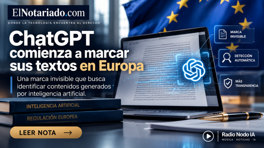 ChatGPT comienza a marcar sus textos en Europa: qué puede demostrar —y qué no— la nueva huella invisible de la IA